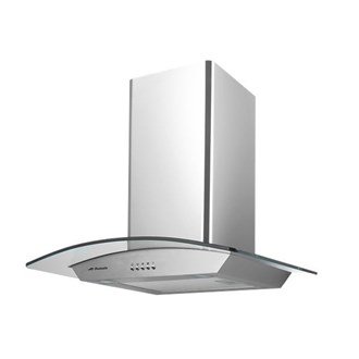 Stainless Steel Curved Glass Canopy Rangehood - 600mm
