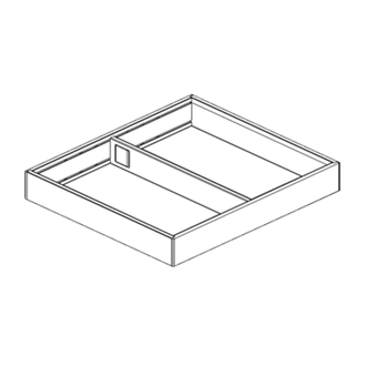 AMBIA-LINE frame for LEGRABOX/MERIVOBOX drawer