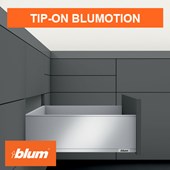 LEGRABOX Standard pure High Fronted C Height - TIP-ON BLUMOTION
