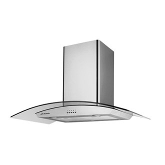 Stainless Steel Curved Glass Canopy Rangehood - 900mm