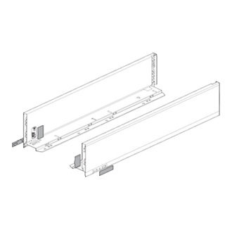 LEGRABOX drawer side for LEGRABOX pure M Height