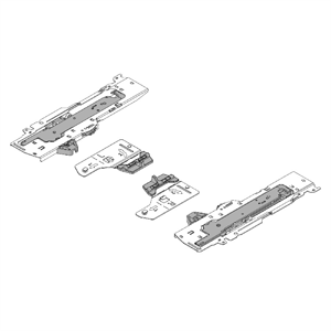 TIP-ON BLUMOTION set (Unit + latch + Adapter) for TANDEMBOX