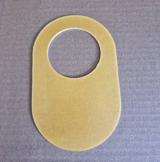 Waste Access White Cover Plate 50mm