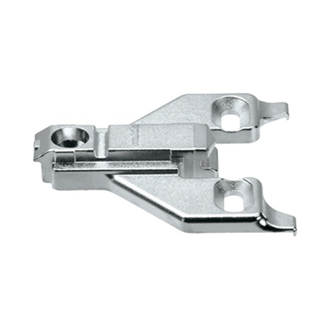 CLIP mounting plate zinc screw-on HA: elongated hole