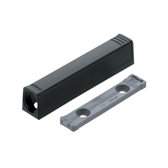 TIP-ON adapter plate for doors straight (20/32 mm)