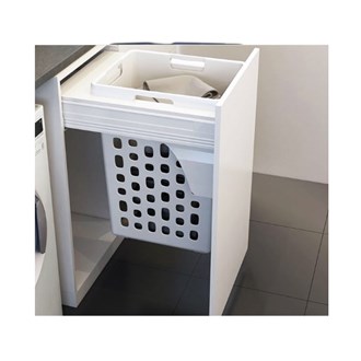 Laundry Basket Wako 48L Hamper Suit 450mm cabinet