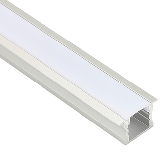 LED Al Pro Deep Recessed Silver Frosted Cover