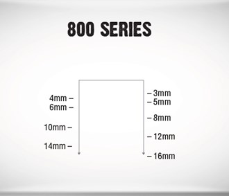 800 Series Fine Staples 6mm (Box Qty 10,000)