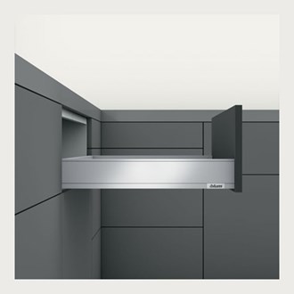 Blum LEGRABOX Std pure N Height (66.5mm) drawer 450MM Integrated BLUMOTION in Silk White 40KG