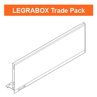 Blum LEGRABOX Side Trade Pack Silk White C Height 500mm - Quantity: 10 sides